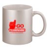 11oz Metallic Silver Mug Thumbnail