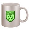 11oz Metallic Silver Mug Thumbnail