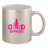 11oz Metallic Silver Mug Thumbnail