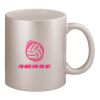11oz Metallic Silver Mug Thumbnail