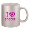 11oz Metallic Silver Mug Thumbnail