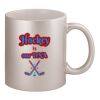 11oz Metallic Silver Mug Thumbnail