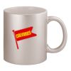 11oz Metallic Silver Mug Thumbnail