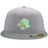Flexfit 6210 Structured Flat Bill Fitted Hat Thumbnail