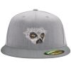 Flexfit 6210 Structured Flat Bill Fitted Hat Thumbnail