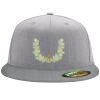Flexfit 6210 Structured Flat Bill Fitted Hat Thumbnail