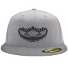 Flexfit 6210 Structured Flat Bill Fitted Hat Thumbnail