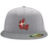 Flexfit 6210 Structured Flat Bill Fitted Hat Thumbnail