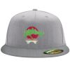 Flexfit 6210 Structured Flat Bill Fitted Hat Thumbnail